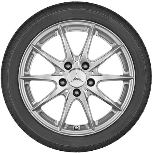 Jeu de jantes 17 pouces à 10 branches pour GLE W166 d'origine Mercedes-Benz | A16640105029765-Satz