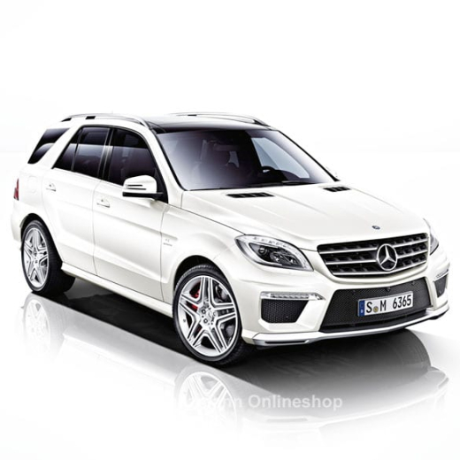 Pare-choc avant ML63 AMG W166 avec feux de jour LED | 166-AMG63-FRONT