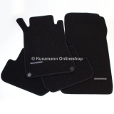 Tapis voiture en textile noir CLK W209 Coupé & Cabriolet Original Mercedes-Benz