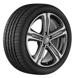 Lot de jantes 18 pouces à 5 branches GLC X253 C253 d’origine Mercedes-Benz
