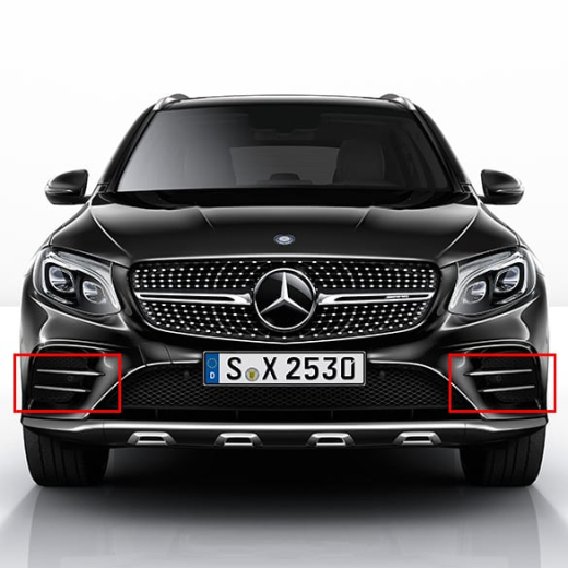 Grille d'admission GLC 43 AMG GLC X253 Original Mercedes-Benz | luft-gitter-glc43