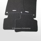 Tapis de sol en rips noirs Mercedes GLK X204 Original Mercedes-Benz