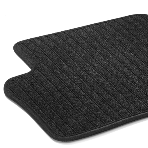 Tapis voiture velours noir 2 pièces arrière Classe E W213 Original Mercedes-Benz | A2136806303 9G32