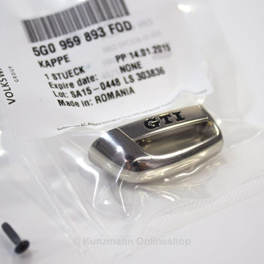 Capuchon de clé GTI Golf 7 Original Volkswagen 5G0959893 FOD | 5G0959893D FOD