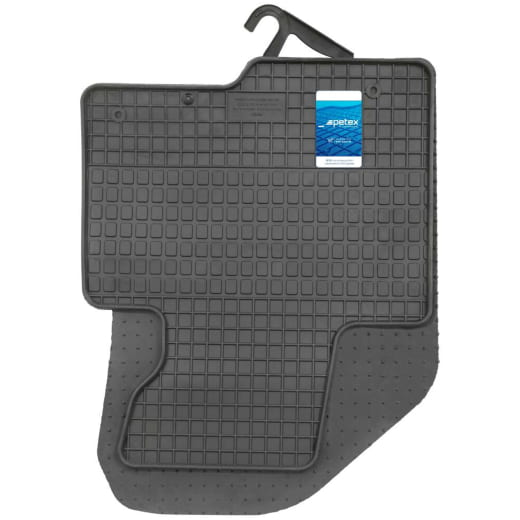 Alfombrillas de goma Petex Kia Carens 4 piezas negro | 98811-Carens