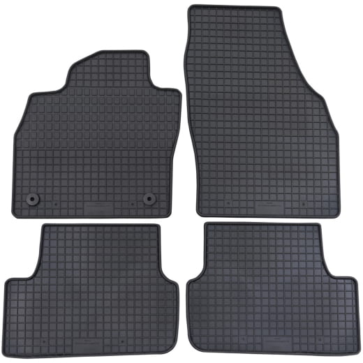 Alfombrillas de goma Petex VW Taigo 4 piezas negro | 66410-Taigo
