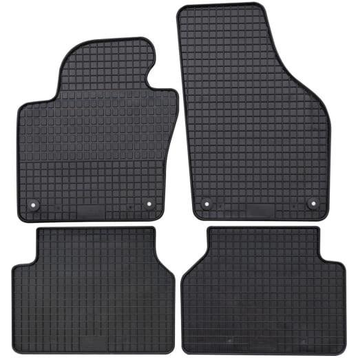 Alfombrillas de goma Petex VW Tiguan I 4 piezas negro | 63510-Tiguan