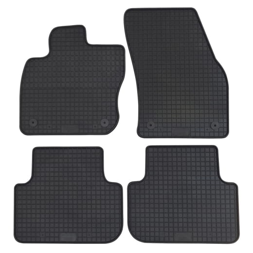 Petex Gummimatten Fußmatten VW Tiguan III 4-teilig Schwarz | 63811-Tiguan