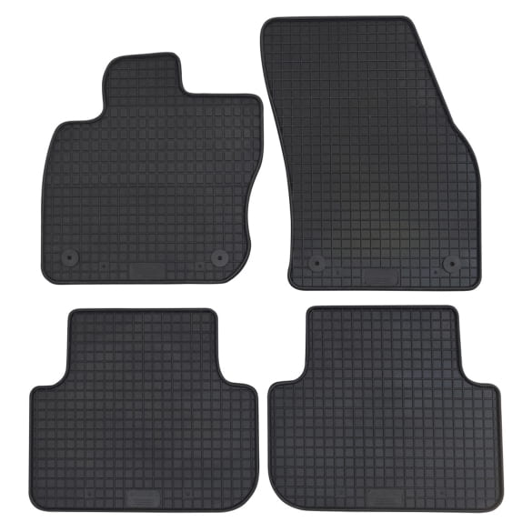 Petex Gummimatten Fußmatten VW Tiguan III 4-teilig Schwarz