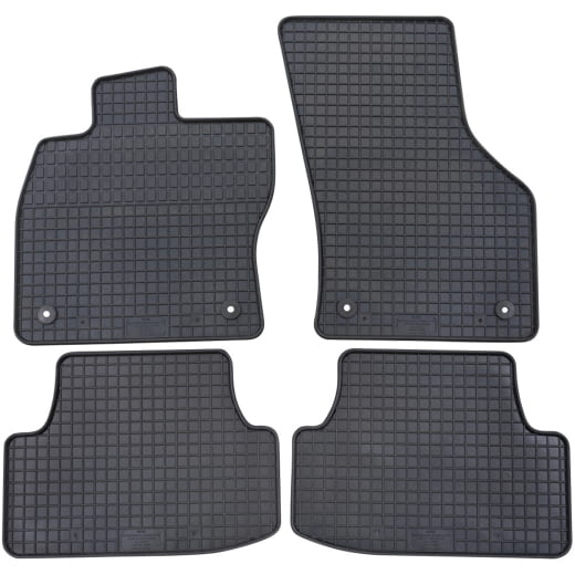 Petex Rubber floor mats Audi A3 4-piece black | 11310-A3
