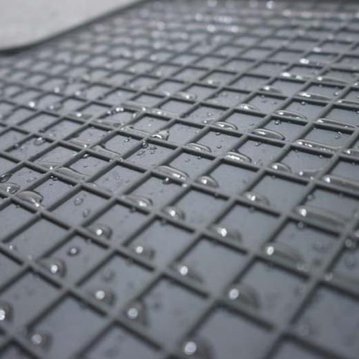 Petex Rubber floor mats KIA Carens 4-piece black | 98811-Carens