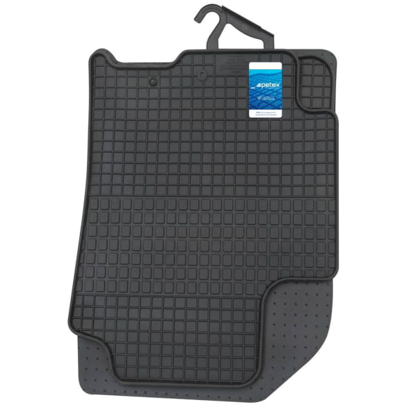 Petex Rubber floor mats KIA Stonic YB 4-piece black | 98712-Stonic