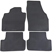 Petex Rubber floor mats VW Polo VI 4-piece black | 66410-Polo