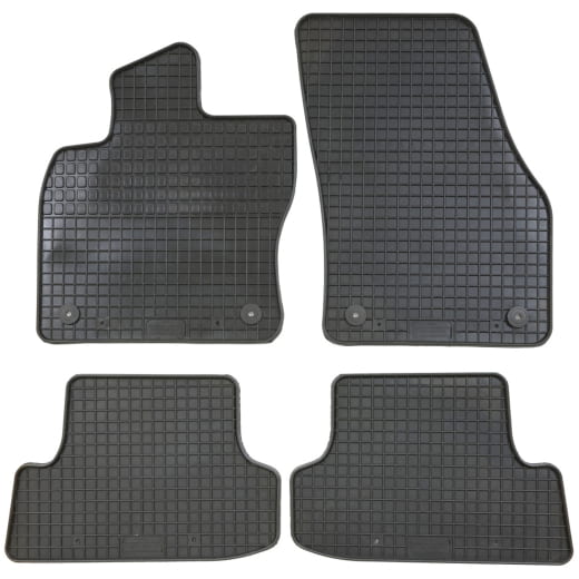 Petex Rubber floor mats VW T-Roc 4-piece black | 61810-T-Roc