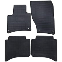 Petex Rubber floor mats VW Touareg II 4-piece black | 63410-Touareg