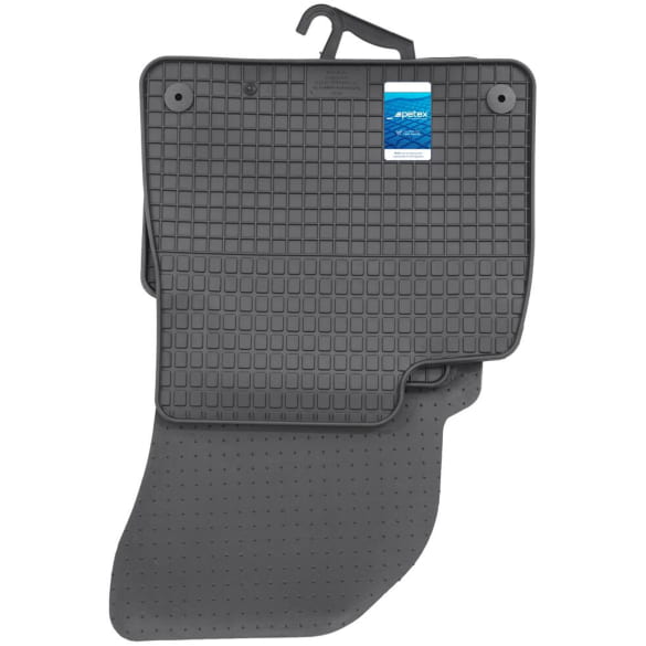 Petex Rubber floor mats VW Touareg III 4-piece black | 65410-Touareg