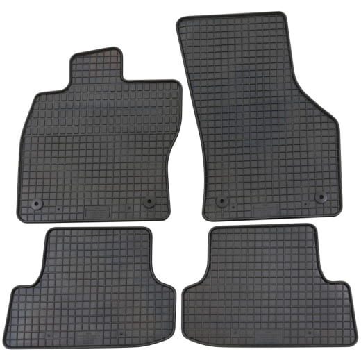 Tapis en caoutchouc Petex Audi A3 4 pièces noir | 11210-A3