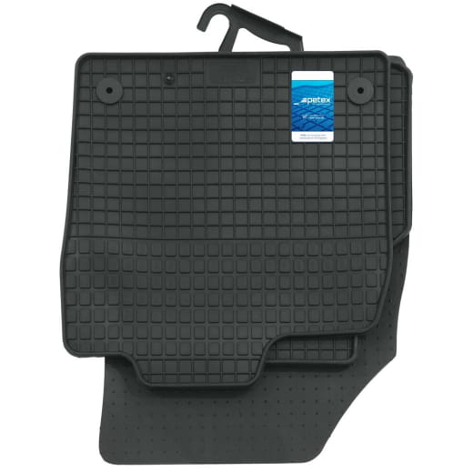 Tapis de sol en caoutchouc Petex VW ID.4 4 pièces noir | 65310-ID4