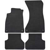 Tappetini in gomma Petex Audi A5 B9 Sportback F5 4 pezzi Nero