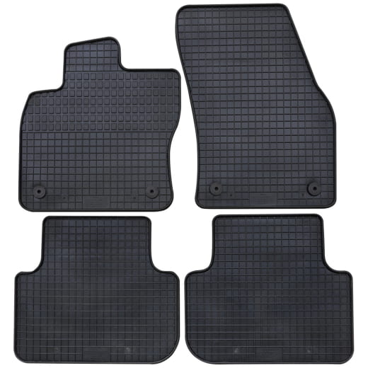 Petex tappetini in gomma VW Tiguan II 4 pezzi nero | 63810-Tiguan