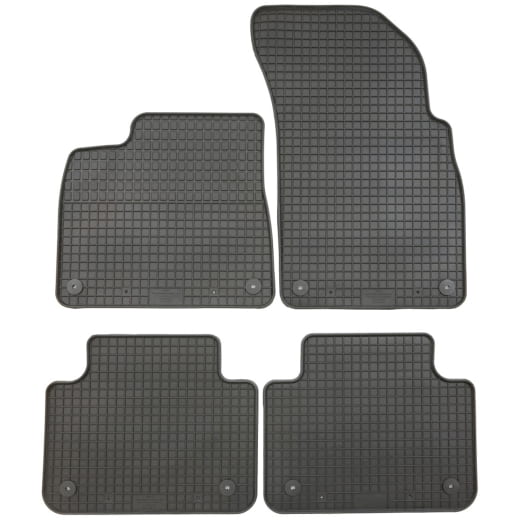 Tappetini in gomma Petex VW Touareg III 4 pezzi Nero | 65410-Touareg