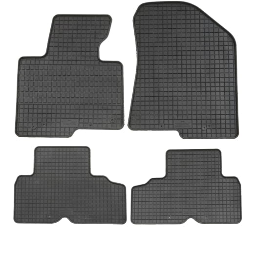 Petex tappetini auto gomma Kia Carens 4 pezzi Nero | 98811-Carens