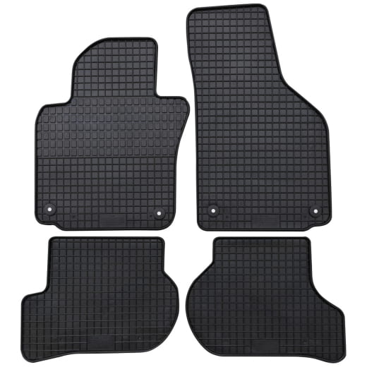 Tappetini in gomma Petex VW Golf 6 4 pezzi nero | 61110-Golf6