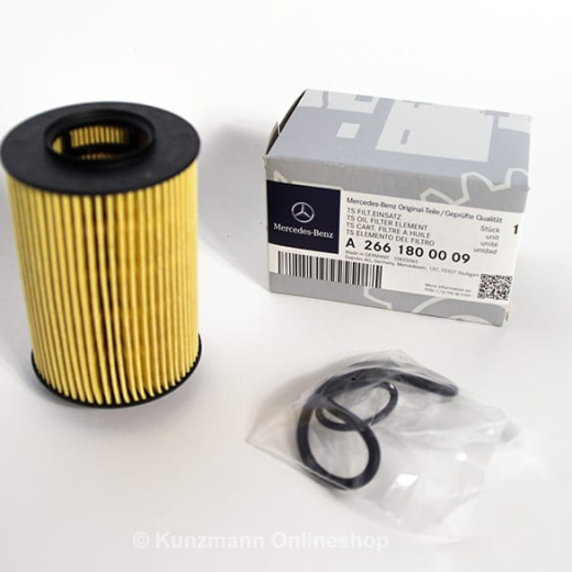 Filtre à huile d'origine Mercedes-Benz élément filtrant à huile A2661800009 | A2661800009