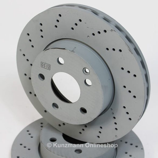 Disques de frein avant | Classe C W204 C180 CGI | pack sport | Mercedes-Benz d'origine | A2044213612