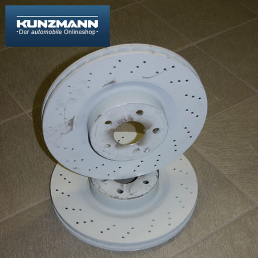 Jeu de disques de frein avant | SL 500 R230 | Original Mercedes-Benz | A2214211612 07