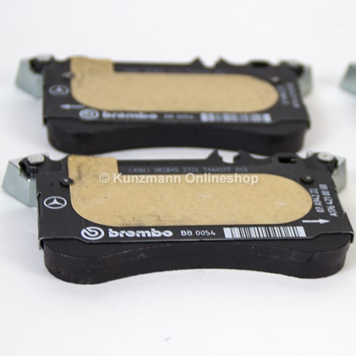 Pastillas de freno delanteras 45 AMG | Original Mercedes-Benz | bremsbelag-vorne-W176-45AMG