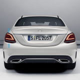 Piloto trasero LED izquierdo, luz trasera izquierda Clase C W205 restyling, original Mercedes-Benz