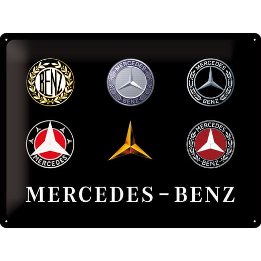 Cartel de chapa Vintage Evolution 40x30cm Original Mercedes-Benz | B66057490