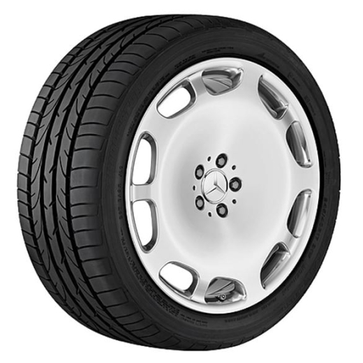 Set di cerchi forgiati Maybach da 20 pollici lucidati a specchio Classe S X222 originale Mercedes-Benz | A22240116/7007X15-Satz