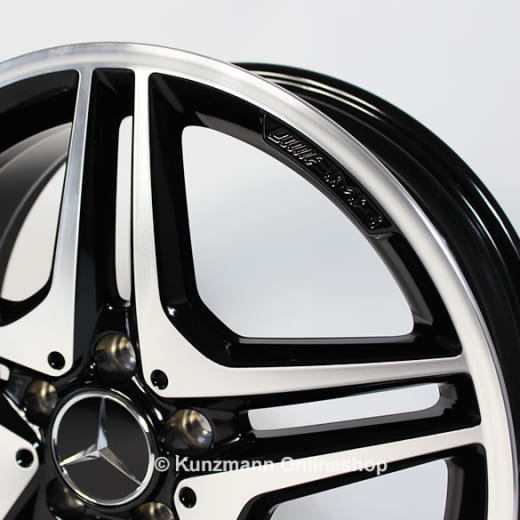Set cerchi AMG 18 pollici | CLA W117 | 5 doppie razze | nero | A1764010302-W117