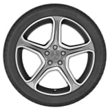 Set di cerchi a 5 razze da 17 pollici per CLA Coupé C117 e Shooting Brake X117 Original Mercedes‑BEN