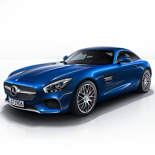 Set di cerchi forgiati AMG 19 / 20 pollici AMG GT C190 a raggi incrociati argento originale Mercedes-Benz | AMGGT-Kreuzsp-silber