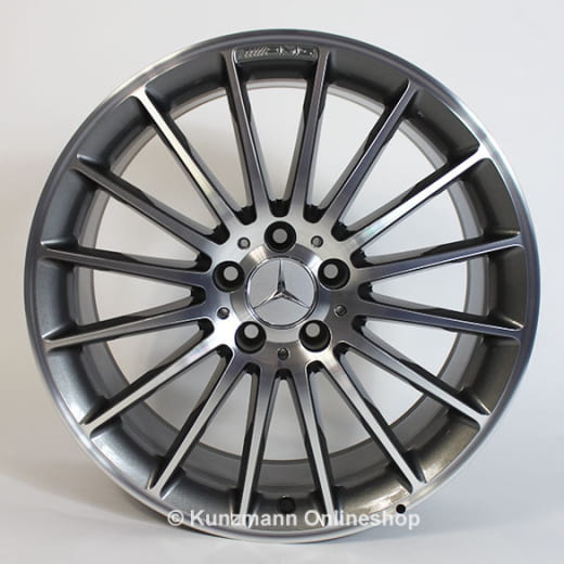 Set di cerchi in lega AMG Styling V in himalaya grey Classe A W176 | A17640105027X21-A
