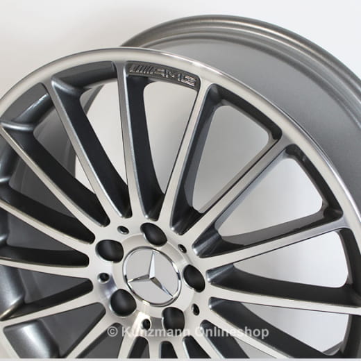 Set di cerchi in lega AMG Styling V in himalaya grey Classe A W176 | A17640105027X21-A