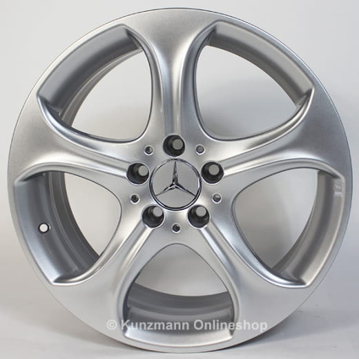 Set di cerchi Mercedes-Benz da 18 pollici | Classe C W205 | cerchio a 5 razze | argento vanadio | A20540106/07007X45-C