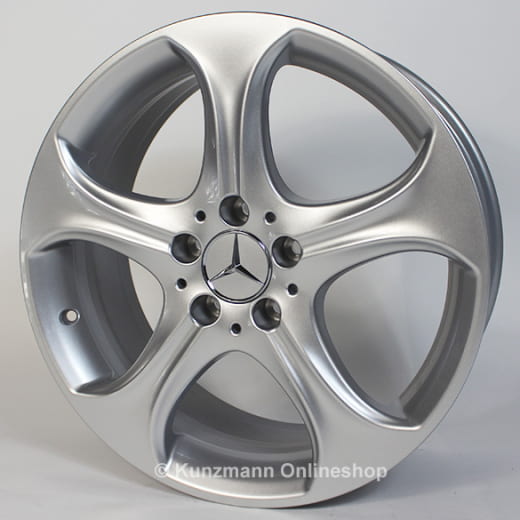 Set di cerchi Mercedes-Benz da 18 pollici | Classe C W205 | cerchio a 5 razze | argento vanadio | A20540106/07007X45-C