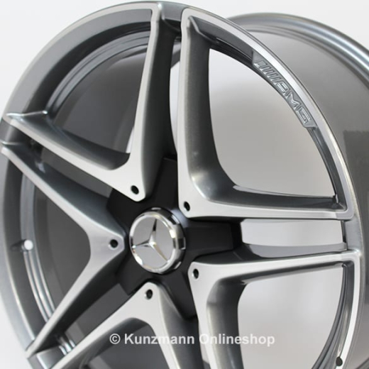Set di cerchi AMG 19 pollici | Classe C W205 | Original Mercedes-Benz | A2054011900/20007X21-Satz