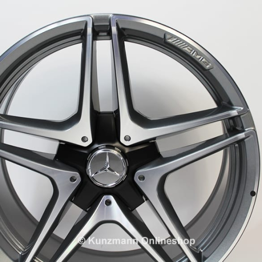 Set di cerchi AMG 19 pollici | Classe C W205 | Original Mercedes-Benz | A2054011900/20007X21-Satz