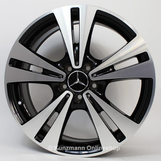 Set di cerchi 19 pollici | Cerchio a 5 doppi raggi | Classe C W205 | Original Mercedes-Benz | A20540127/28007X23-Satz