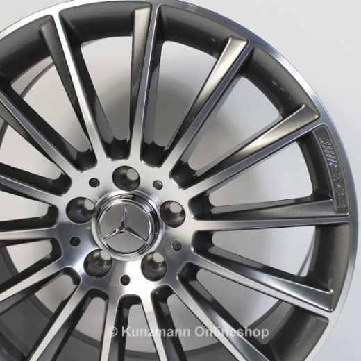 Set cerchi C 43 AMG 19 pollici Mercedes-Benz Classe C W205 multirazze grigio titanio | A20540154/66007X21-Satz