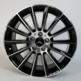 Set cerchi AMG 19 pollici Classe C W205 multirazze originale Mercedes-Benz nero