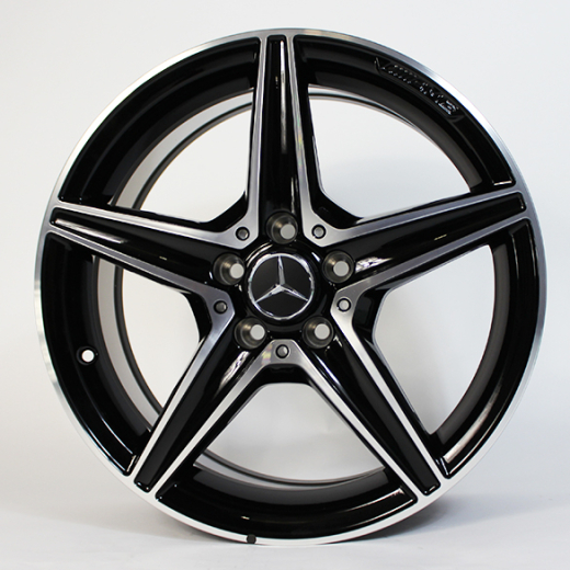 Set cerchi AMG 18 pollici | Mercedes-Benz Classe C W205 | ruota a 5 razze | grigio titanio | A20540111/12007X23-Satz
