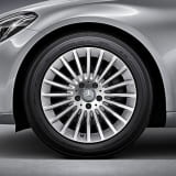 Set di cerchi Mercedes-Benz da 17 pollici Classe C W205 ruota multirazza argento vanadio