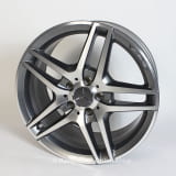 Set di cerchi AMG 18 pollici Classe E W212 originale Mercedes-Benz grigio himalaya