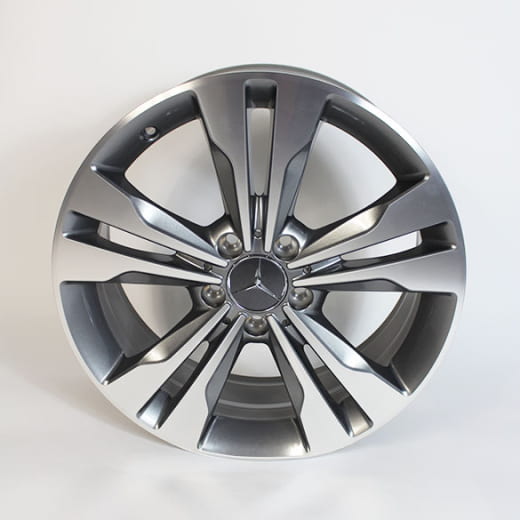 Set di cerchi originali Mercedes-Benz da 18 pollici | Classe E W212 | grigio Himalaya | A21240157027X21-Satz
